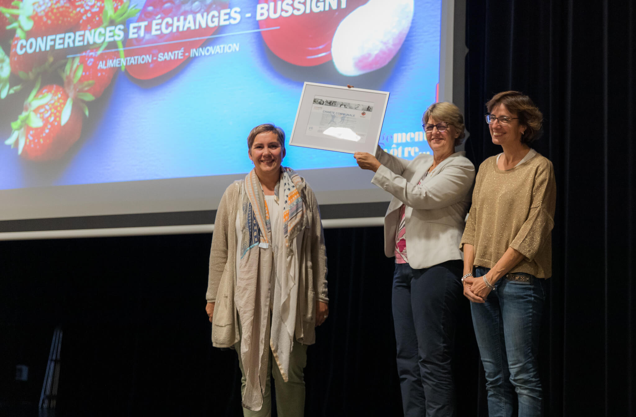 Remise du label Commune en santé par Unisanté